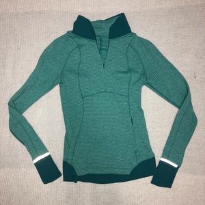 lululemon long sleeve quarter zip sweater